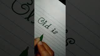 English Beautiful Word Practice Hand Written - quek write 001 Handwriting #shorts