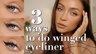 how to: WINGED LINER -pencil, eyeshadow, & liquid methods for the perfect wing