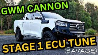 GWM CANNON - STAGE 1 ECU TUNE - SAVAGE TECH AUSTRALIA