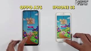 | Oppo A76 | Vs | Iphone 6s | Speed Test | Comparison | 2024 |