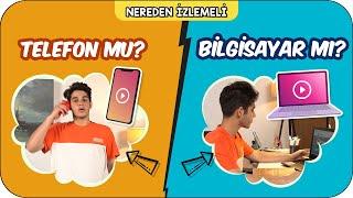 Ders Videosunu Telefondan mı Bilgisayardan mı İzlemeli?
