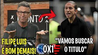 CRAQUE NETO REAGIU AO MENGÃO E SE RENDEU "ESSE TIME DE FILIPE LUIS TA VOANDO MERMAU" CRU 0X1 FLA