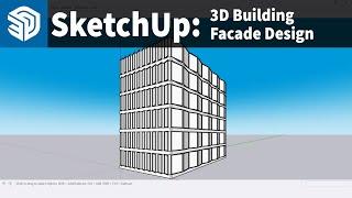 SketchUp 2024 Tutorial: 3D Building Modeling Complete Guide!