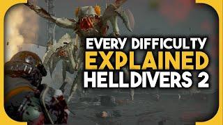 Here is every difficulty in Helldivers 2