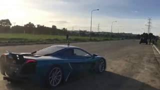 aurelio supercar drifting