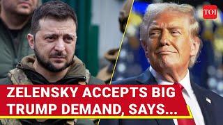 Zelensky SURRENDERS To Trump; Ukraine President Makes Big Announcement On War With Russia | Watch