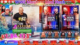 WWE Mayhem Mod Apk v1.84.133 | WWE Mayhem Merry Christmas Update Mod v1.84.133 | Wwe Mayhem Hack