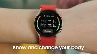 Galaxy Watch4 Series: Know and change your body