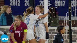 90th-minute goal sends North Carolina women's soccer to NCAA third round