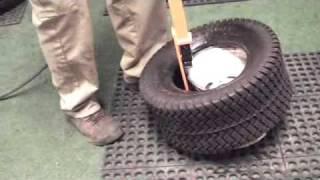 Pneu-Tek Impact Driven Tire Demounter PRT on Multiple Tires (Action)