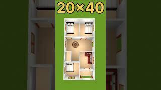 Assam Type House Design Low Budget| 20x40 House Plan #shorts