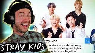 STRAY KIDS Answer The Web's MOST SEARCHED Questions!! REACTION!