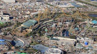 Aerial video of Epic Universe construction Nov 15, 2024