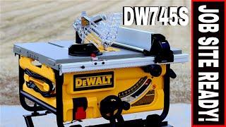 AMAZING DEWALT TABLE SAW MODEL DW745S!!  TOOL REVIEW TUESDAY!