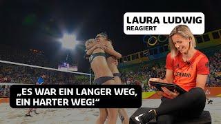 Laura Ludwig reagiert auf Olympia-Gold in Rio // Momente für die Ewigkeit: Beachvolleyball