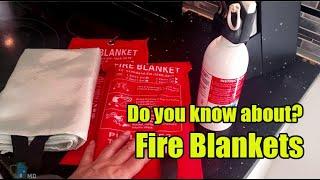 Why Fire Blankets are great to have around the house to prevent some small fires.