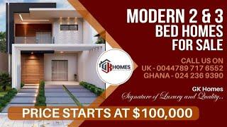 Building in Ghana: Modern 2&3 Bedroom House For Sale in Ghana | Cost Of Building a House in Ghana