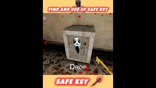 How to get and use the safe key ️ in granny chapter v1.8 #shortvideo #granny #grannykill #games