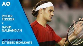 Roger Federer v David Nalbandian Extended Highlights | Australian Open 2004 Quarterfinal