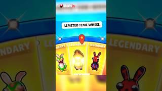 #Shorts I Got Pirate Rabbid Legendary Limited time wheel, lucky spin hoky viral #gaming #stumbleguys