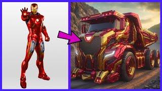 AVENGERS But MINING TRUCK VENGERS  All Characters (marvel & DC) 2024