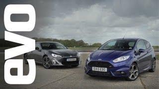 Ford Fiesta ST vs Toyota GT86 | evo TRACK BATTLE