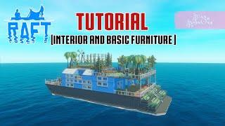 House Boat - Tutorial [Interior and Basic Furniture] | Raft