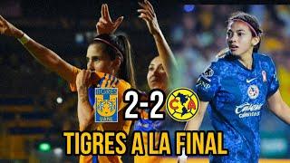 ¡AMÉRICA ELIMINADO! TIGRES A LA FINAL | SEMIFINALES AP2024 LIGA MX FEMENIL