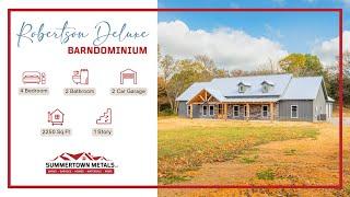 Turnkey Robertson Deluxe Barndominium Walk-Through | 2,250 Sq Ft | 4 Bed | 2 Bath Home