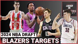 Donovan Clingan, Matas Buzelis + More Trail Blazers Draft Targets w/ Corey Tulaba  @NoCeilingsNBA