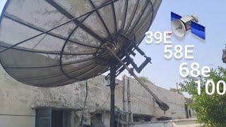 8 foot dish silver jali Gujranwala ki bani hoi hai heavy stand heavy mound 1 adad jak