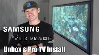 Samsung Frame TV Install With No-Gap Wall Mount