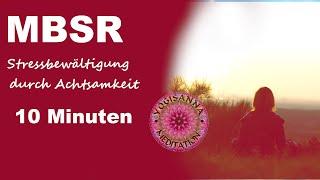 Sinneskanäle öffnen - MBSR - Achtsamkeit - Stress Reduktion - Meditation - Gelassenheit üben