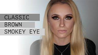 CLASSIC BROWN SMOKEY EYE | CLIENT MAKEUP TUTORIAL