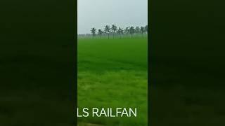 Train Passing Over The Green Carpet#LS Railfan #railover #railwayfans