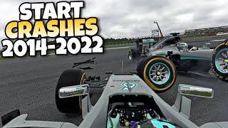 F1 START CRASHES 2014-2022 #3