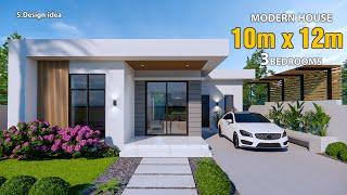 Amazing Modern House Design with Car parking | 10m x 12m (3Bedrooms)