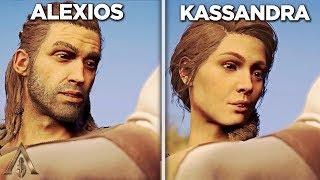 Alexios vs Kassadra's Baby (Comparison) - Assassin's Creed Odyssey