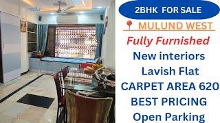 2BHK Fully Furnished Flat For Sale in Mulund West| Best Pricing| Value For Money| Lavish Interiors