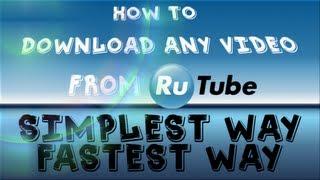 × How to download RuTube.ru videos (in HD) ×