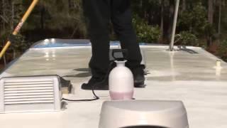 Coating your RV roof with Dicor's Fiberglass RV Roof Coating System