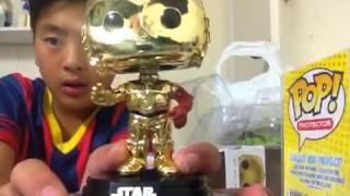 Toy hunt:episode 5 chrome gold C-3PO and funko pop protector