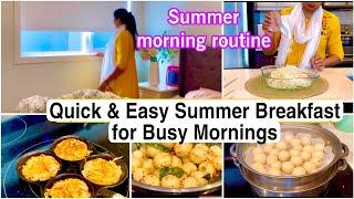 Light and delicious breakfast for summer mornings/Summer morning routine in Canada