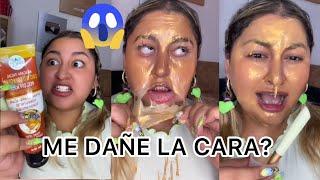 PONIÉNDOME 100 CAPAS DE MASCARILLA DE ORO  me la arranque! CAROLATV