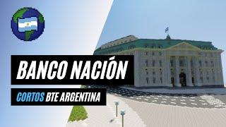 Hicimos el Banco de la Nación Argentina en Minecraft - Cortos BTE Argentina