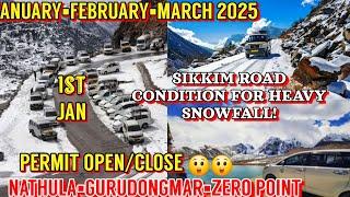 Sikkim Tour 2025|Best Time To Visit Sikkim For Snow 2025|North Sikkim Tour 2025|Gangtok To ZeroPoint