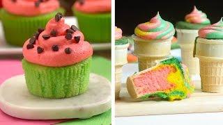 8 Hacks to Create Sweet Treats! | Colorful Ice Cream Cupcakes and Chocolate Desserts by So Yummy