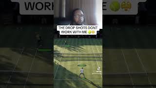 Drop shots don’t work against me  #tennis #topspin2k25 #topspin #topspinpro #gaming #shorts #fyp