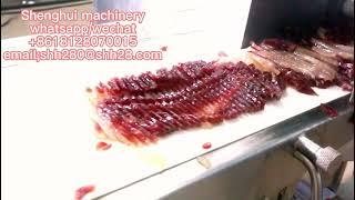 SH 120SD meat slicer auto lock meat cutting machine   #meat slicer; #meat cutting machine
