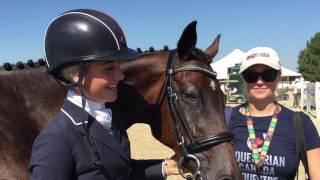 Cool Stories of NAJYRC: Shelby Brost Leading Canadian After Dressage